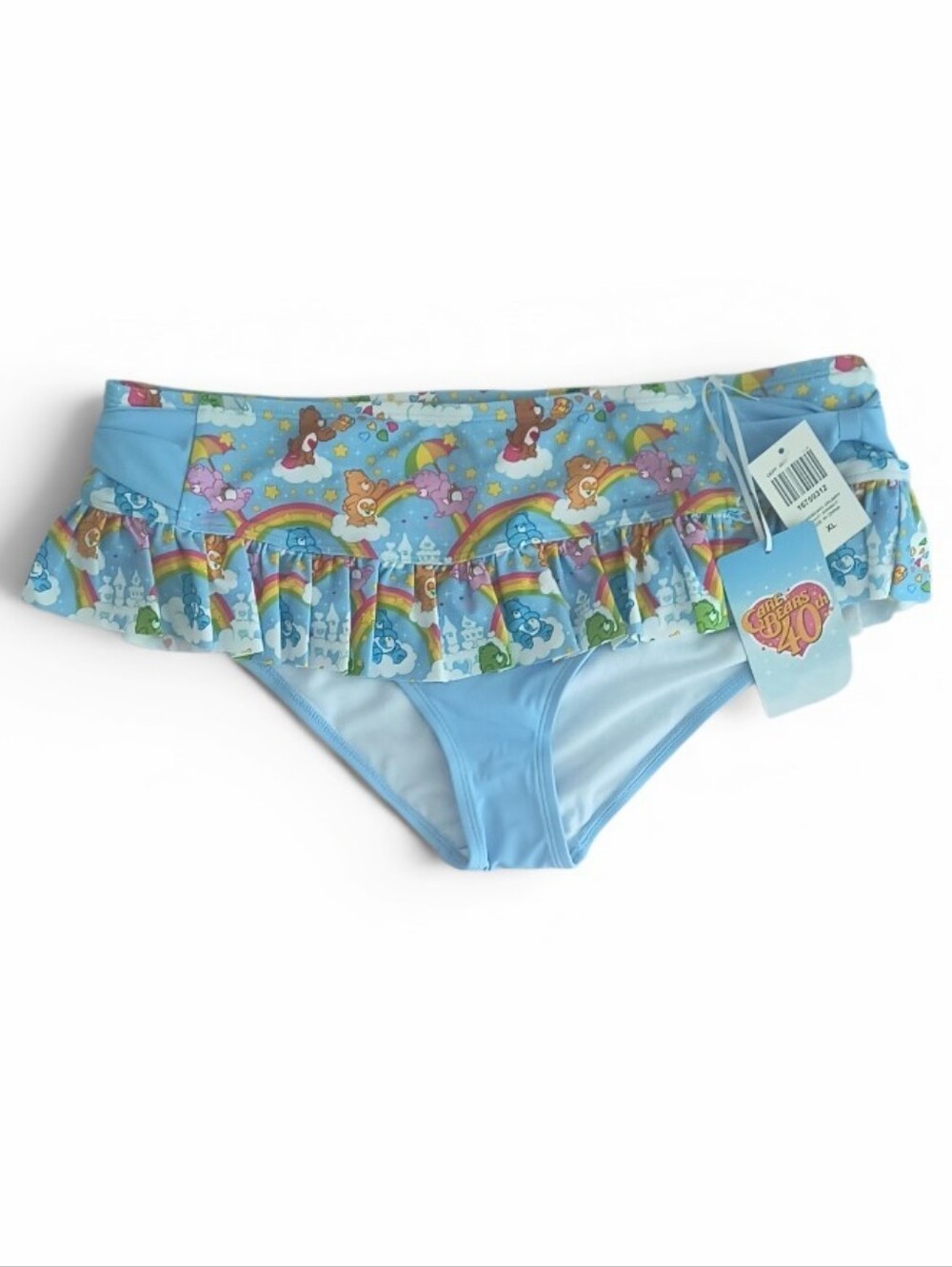 Hot Topic Care Bears Grumpy Bear High-Waisted Swim Bottoms Size XL
